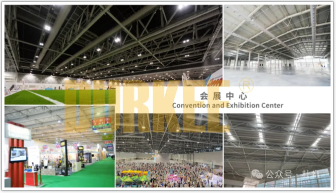 人生就是博柔性风管应用在会展中心